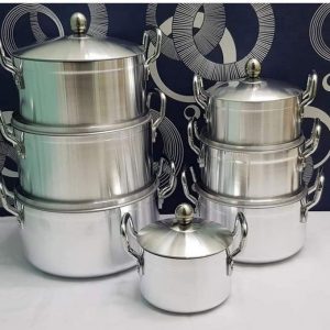 7 Piece Aluminium Cookware Set
